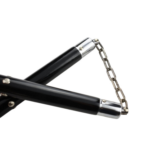 Nunchaku Noir en Bois : Précision et Durabilité Inégalées