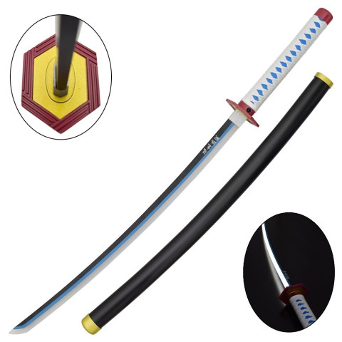 Katana ornemental LED Demon Slayer - Giyu Tomioka