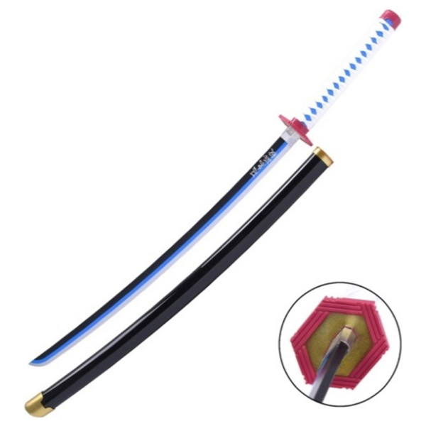 Katana ornemental lame bambou Demon Slayer décoratif