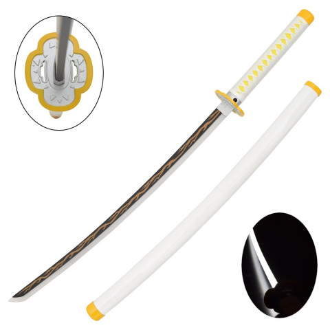 Katana ornemental LED Zenitsu - Demon Slayer décoratif