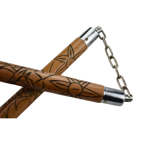 Nunchaku NS14 en Hêtre : Précision et Tradition Martial