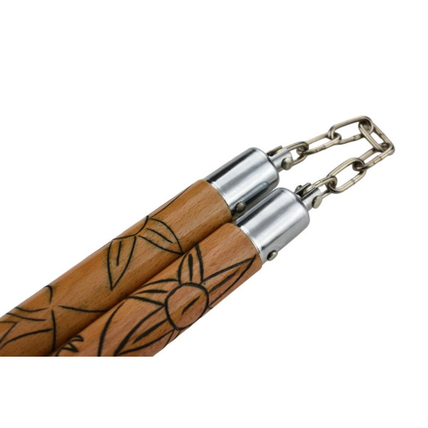 Nunchaku NS14 en Hêtre : Précision et Tradition Martial