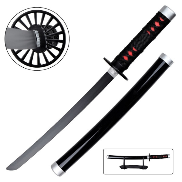 Mini Katana Tanjiro Demon Slayer - Lame Bambou Déco