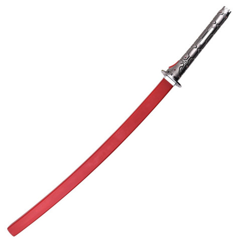 Katana ornemental Murasama - lame rouge décorative