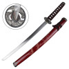 Set Katana Wakizashi Tanto rouge décoratif 3 pièces