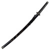 Katana Ornemental Noir - Fourreau Gravé Dragon