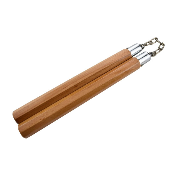 Nunchaku en Hêtre : Précision et Durabilité pour Experts