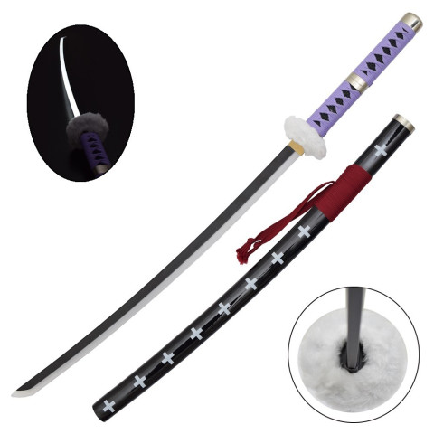 Katana ornemental One Piece Trafalgar Law LED bambou
