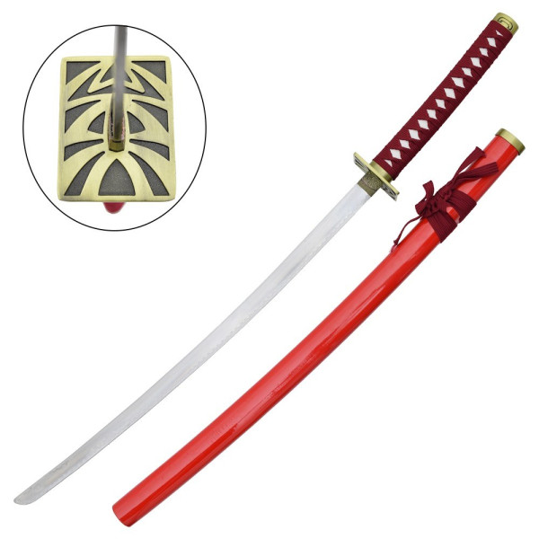 Katana ornemental Bleach Abarai Renji - lame acier