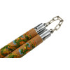 Nunchaku en bois de hêtre : robustesse et style dragon vert