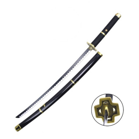 Katana ornemental Yubashiri Zoro - lame bambou One Piece