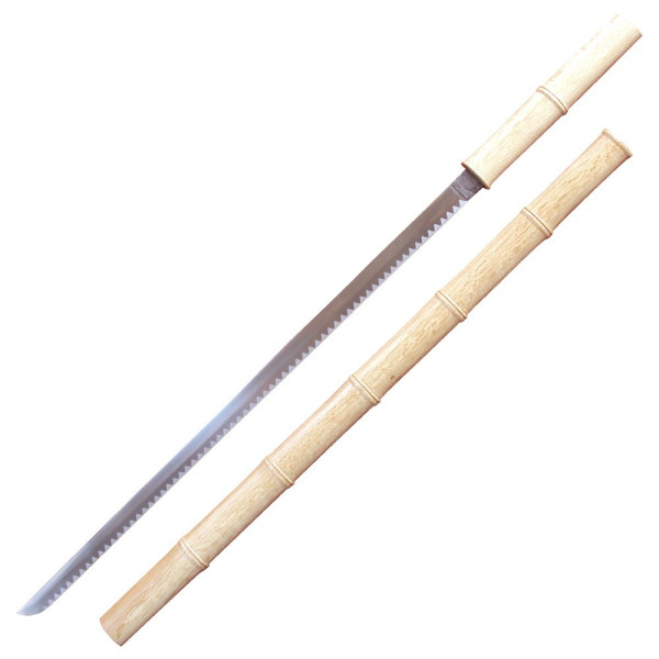 Katana ornemental lame acier - décoratif manche bois
