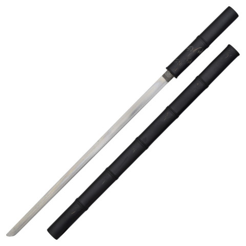 Katana ornemental lame acier - sabre décoratif bois