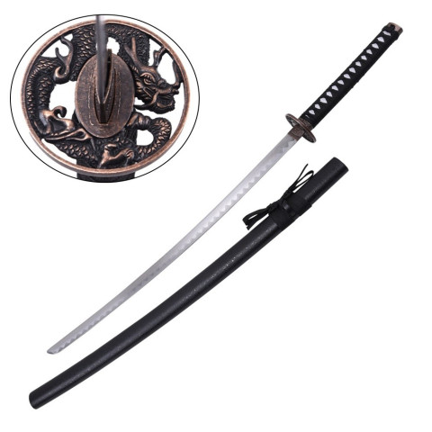 Katana ornemental acier et bois, 950 mm, style japonais