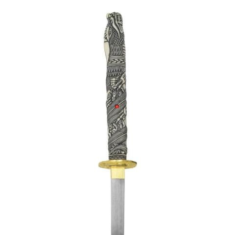 Katana ornemental Highlander - lame acier décorative