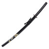 Katana Ornemental Lame Acier - Fourreau Dragon Noir