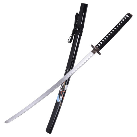 Katana ornemental - lame acier inox décorative