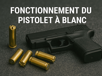 Fonctionnement du pistolet à blanc